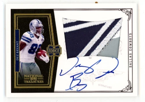 2011 National Treasures Dez Bryant #311 Rookie Patch Auto 20/25