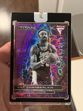 2020-21 Panini Flux FOTL Wilt Chamberlain Titan Purple Scope 20/38 Uncirculated