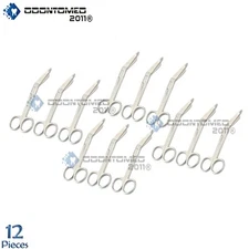 12 Lister Bandage Scissors 5.5" Surgical Medical Instruments Nurse EMT Rescue