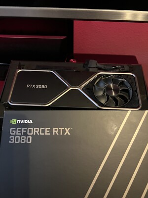 NVIDIA GeForce RTX 3080 Founders Edition 10GB GDDR6X Graphics Card -...