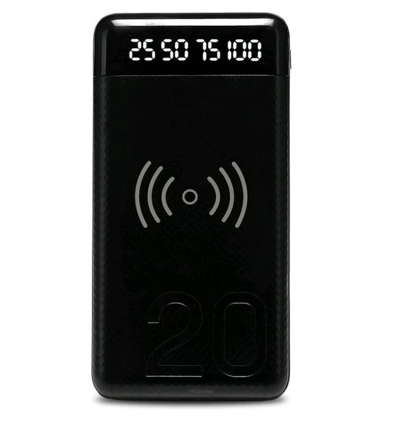 20000mAh Qi Fest Wireless Charger Power Bank Backup Battery for iPhone-Samsung - Image 4 of 4