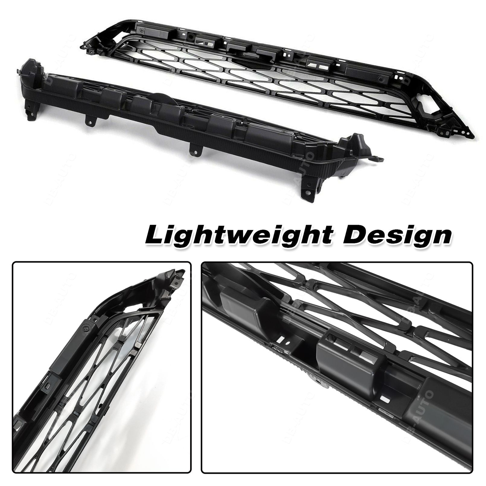 Front Bumper Lower Grille For 2014-2020 Toyota 4Runner TRD/SR5 - Black Mesh, Direct Fit