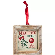 Mistletoe for Sale Christmas Wall Decor 5.09"