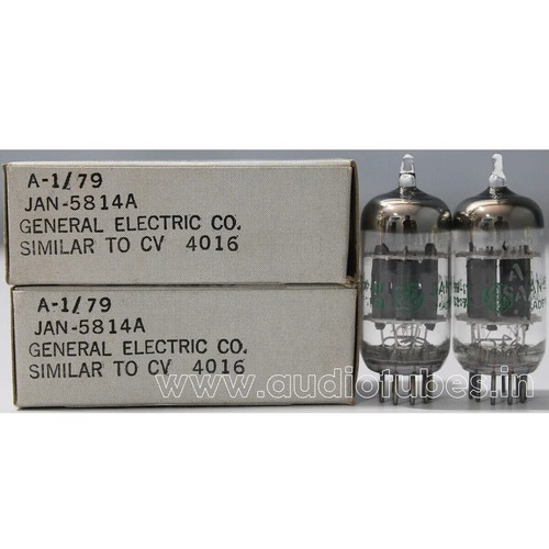 JAN-5814A 12AU7 ECC82 GE Green Print Made in U.S.A Ampltrex Tested 1 MP - Picture 2 of 12