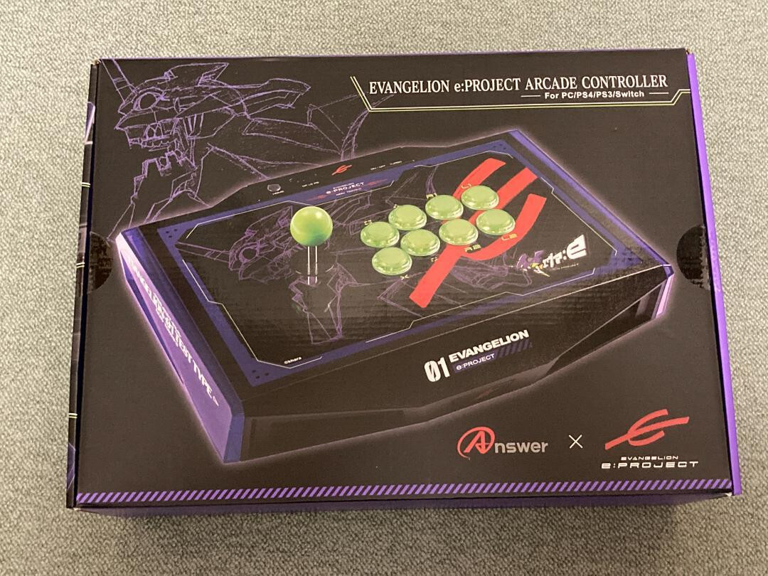 EVANGELION e:PROJECT ARCADE CONTROLLER PC PS4 PS3 Switch EVANGELION e:PROJECT ARCADE CONTROLLER PC PS4 PS3 Switch