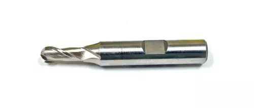 1/4" 2-Flute HSS CC Ball End Mill 3/8" Shank MF122018249