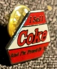 I Sell Coke And I Am Proud Of It Lapel Pin Coca Cola Vintage And Rare