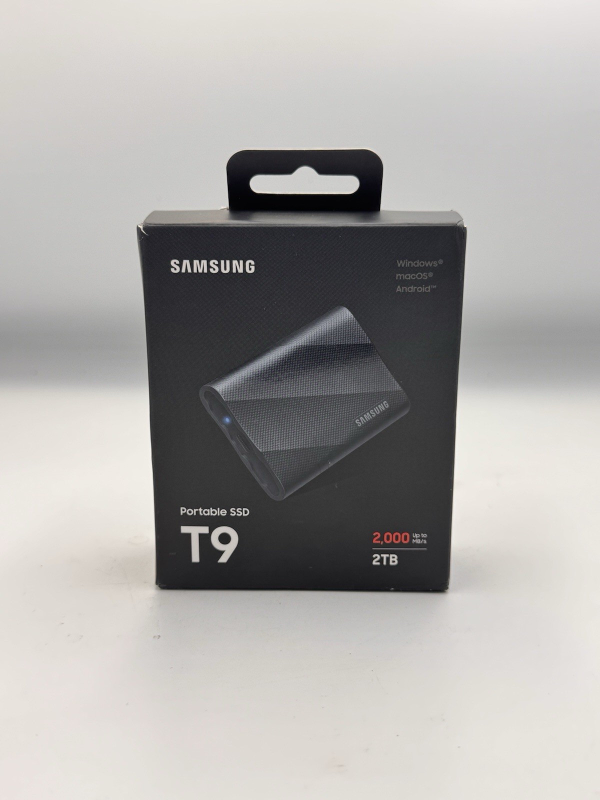 Samsung T9 Portable SSD 2TB USB-C External Solid State Drive Black NEW
