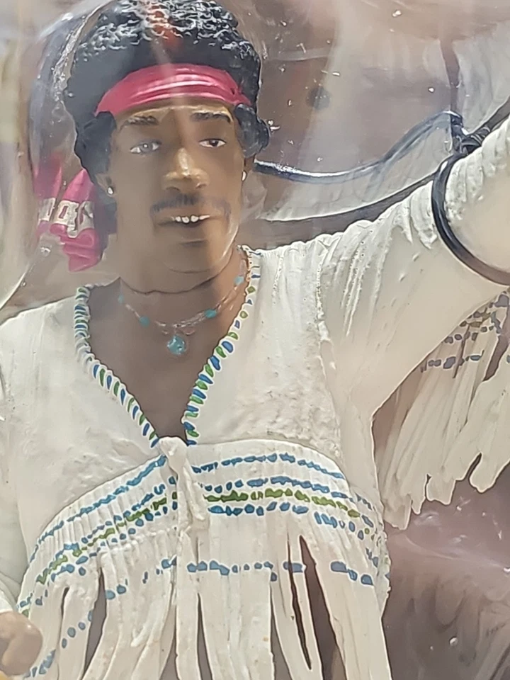 Figura McFarlane Jimi Hendrix 2003 vintage 7" con accesorios Foto 2 de 4