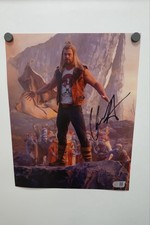 11x14 Signed CHRIS HEMSWORTH Thor Poster with SWAU Authentication Sticker Marvel