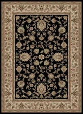 Traditional Persien Oriental 8x10 Scrolls Floral Border Actual: 7' 10" x 10' 3"