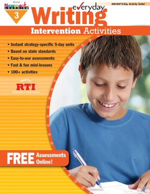 Newmark Learning Grade 3 Everyday Writing Intervention Activity Aid (Eia)