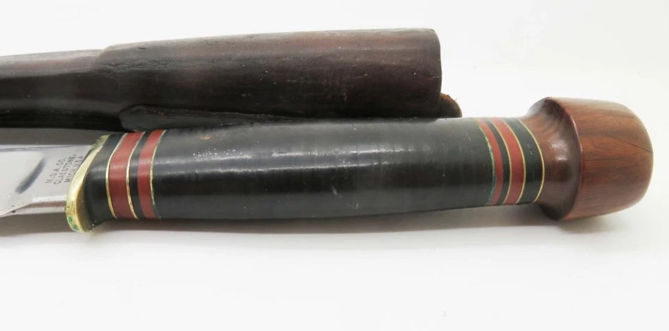 Y1) FACA MSA MÁRMORES IDEAL LIGNUM VITAE MADEIRA ALÇA BOA - Imagem 4 de 4