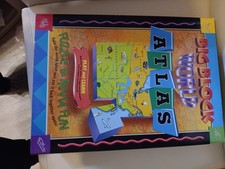 Innovative Kids World Atlas Puzzle  Trivia Fun Jigsaw Map Multicolor