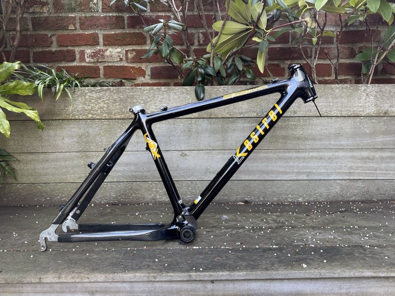 Kestrel CSX 26” Carbon Graphene MTB Mountain Bike Frame Vintage Retro Rare 17.5”