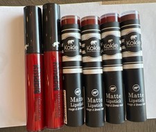 Kokie Kissable Liquid Lipstick Matte Lipstick 5 Pack Red Lipstick New
