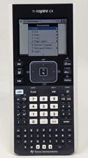 Texas Instruments TI-NSpire CX Graphing Calculator with Slide Cover Used Tested 