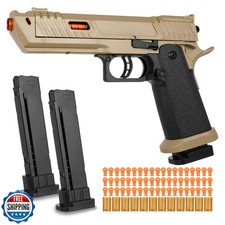 Soft Bullet Toy Gun Shell Ejecting with 120 Bullets, Rapid-fire Realistic Toy