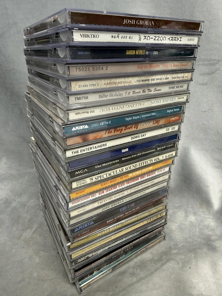 Lot of 25 Music CDs Pop Rock Easy Listening Josh Groban Celine Dion ELO Kenny G - Image 3 of 4