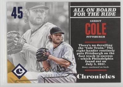 2017 Panini Chronicles Blue 7/399 Gerrit Cole #23 1s7