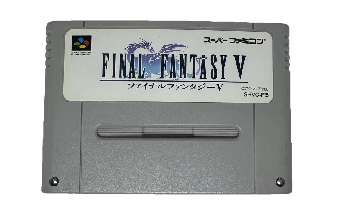 Final Fantasy V Nintendo NTSC-J (Japan) Video Games for sale | eBay