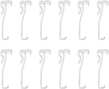 12 Pcs 2.5 Inch Valance Clips for Blinds, Hidden Blind Clips, Hidden Channel Val