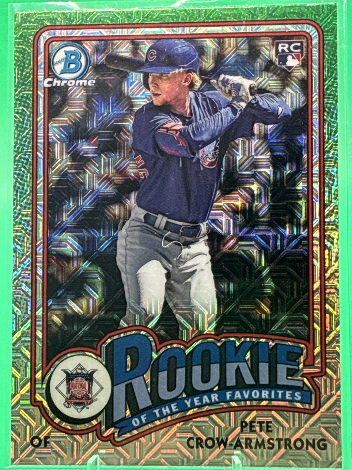 2024 Bowman - Rookie of the Year Favorites Pete Crow-Armstrong #ROY-13 Mojo (RC)
