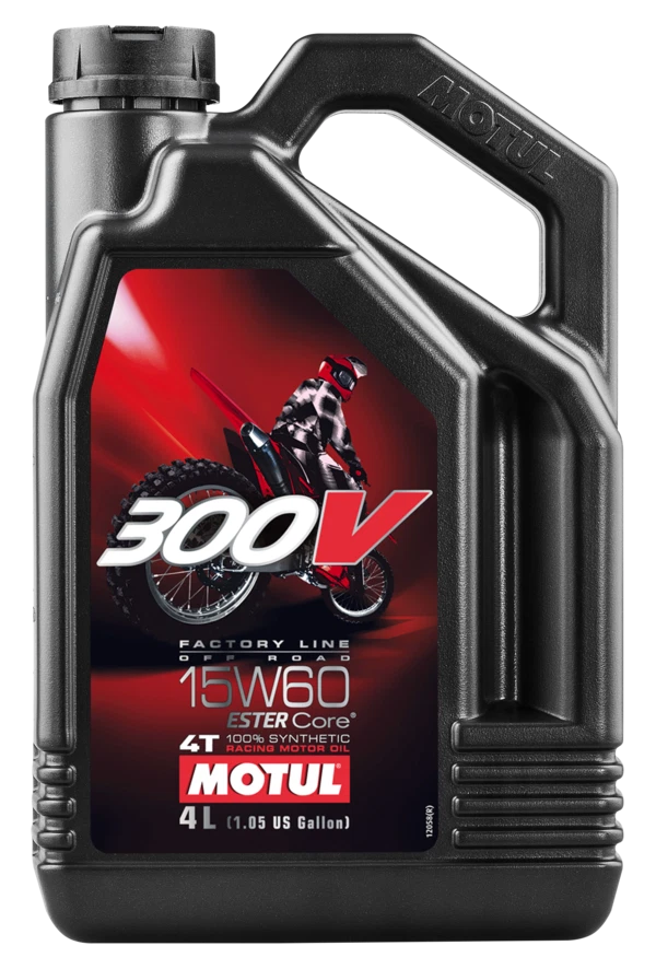 HUILE LUBRIFIANTE 4T 300V FL OFF ROAD 15W60 4L - - Photo 1/1