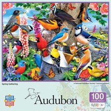 MasterPieces - Audubon - Spring Gathering 100 Piece Jigsaw Puzzle