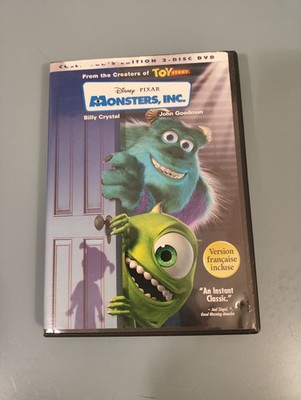 Monsters Inc Collector's Edition 2-DVD CANADIAN Version RAR Disney Pixar