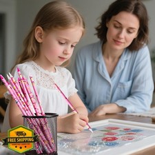 5pc Nail Dotting Wax Pencil Rhinestone Picker Tool for Gems