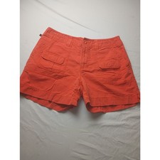 Vintage Y2K Polo Ralph Lauren Cargo Shorts Orange Women size 6 Casual Outdoors