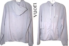 Vuori Sunday Element Jacket Full  Zip Hooded Soft Stretch Platinum Grey SZ M men