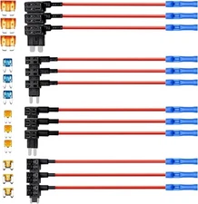 12 Pack Add a Circuit Fuse TAP - 12V Adapter for Car - Mini Automotive... 