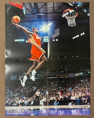 NBA Vintage Poster - LeBron James - Vince Carter / Patrick Ewing - Front & Back