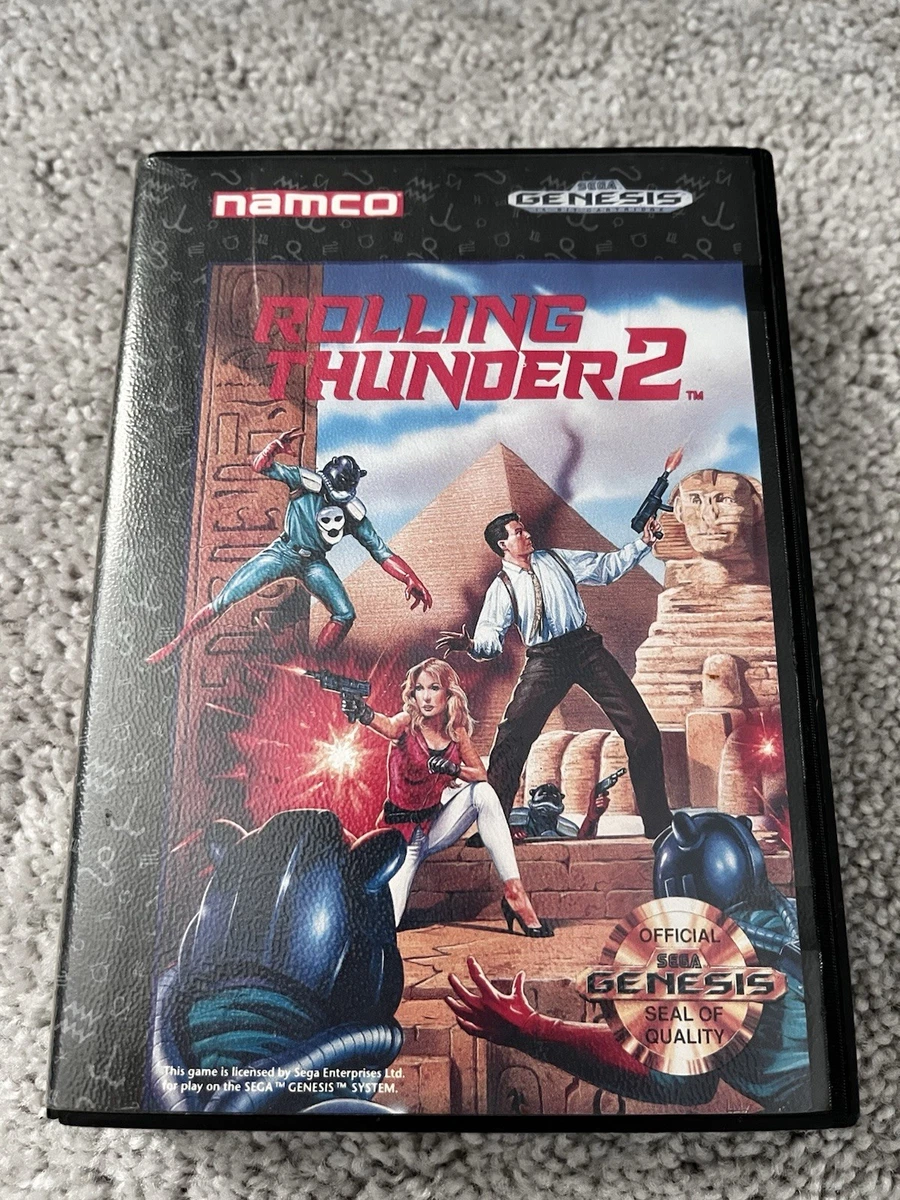 ROLLING THUNDER 2 SEGA GENESIS NTSC-USA (COMPLETE - GOOD
