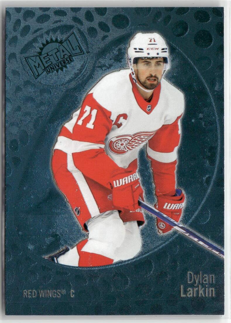 2022-23 SkyBox Metal Universe #83 Dylan Larkin Spectrum FX Blue ☘️284