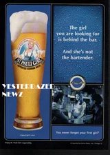 2005 Print Ad for St Pauli Girl Beer "Imported German Beer"