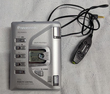 Panasonic RQ-NX60V Radio Cassette Walkman - needs repair  with remote + earbuds