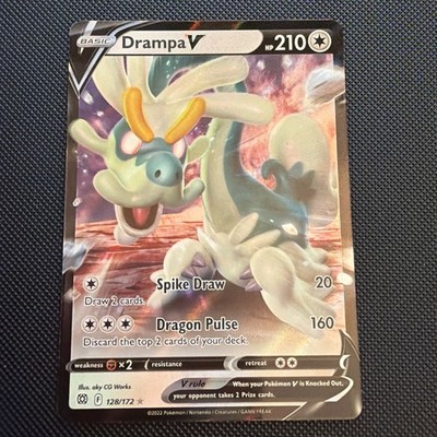 Drampa V 128/172 -  Pokemon Holo NM