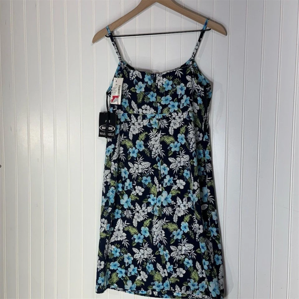 NUEVO CON ETIQUETAS DE COLECCIÓN Y2K Moda Insecto Floral Solero 8 Hawaiano Tropical Playa Coco Niña Foto 2 de 4