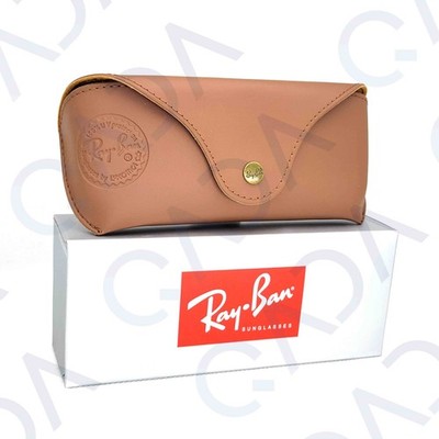 Ray ban Special Edition Leather Pouch Sunglasses Case w/ Cleaning Cloth & Box