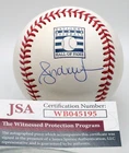 ANDRUW JONES Braves Signed HOF logo MLB BASEBALL + JSA Witness COA WB045195