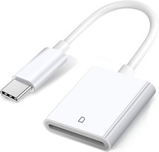 Apple USB-C to SD Card Camera Reader for iPhone 17/16/ 15, MacBook Pro/Air, iPad