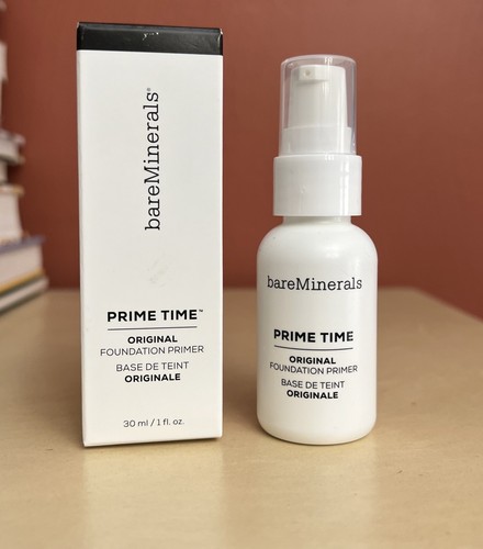New Bare Minerals Prime Time Original Foundation Primer Full Size 1 oz/30 ml NIB