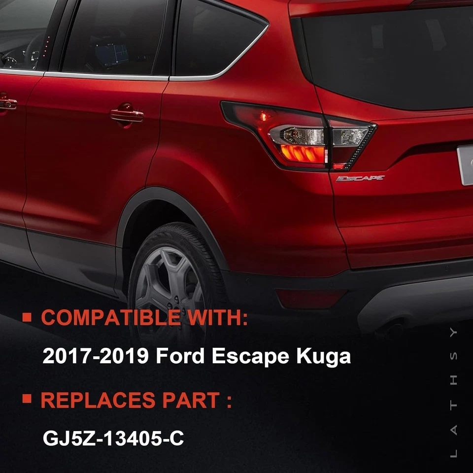 Left Side Outer Tail Light for Ford Escape Kuga 2017-2019 GJ5Z-13404-C - Image 2 of 4