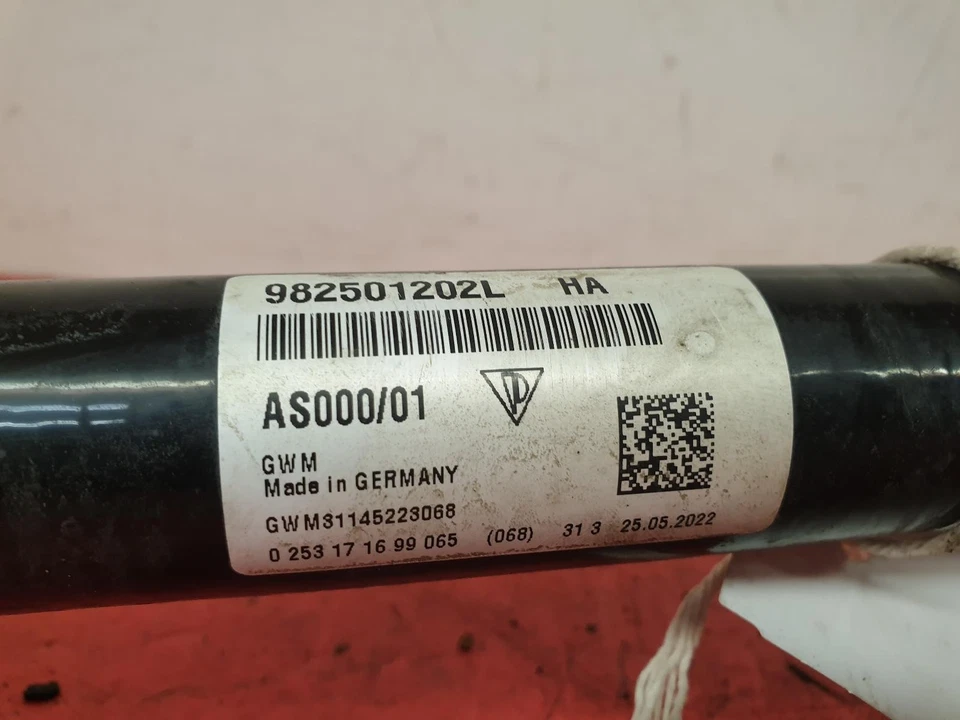 PORSCHE 718 CAYMAN 2022 RIGHT DRIVESHAFT DRIVER SIDE 4.0L PETROL 982501202E - Image 3 of 4