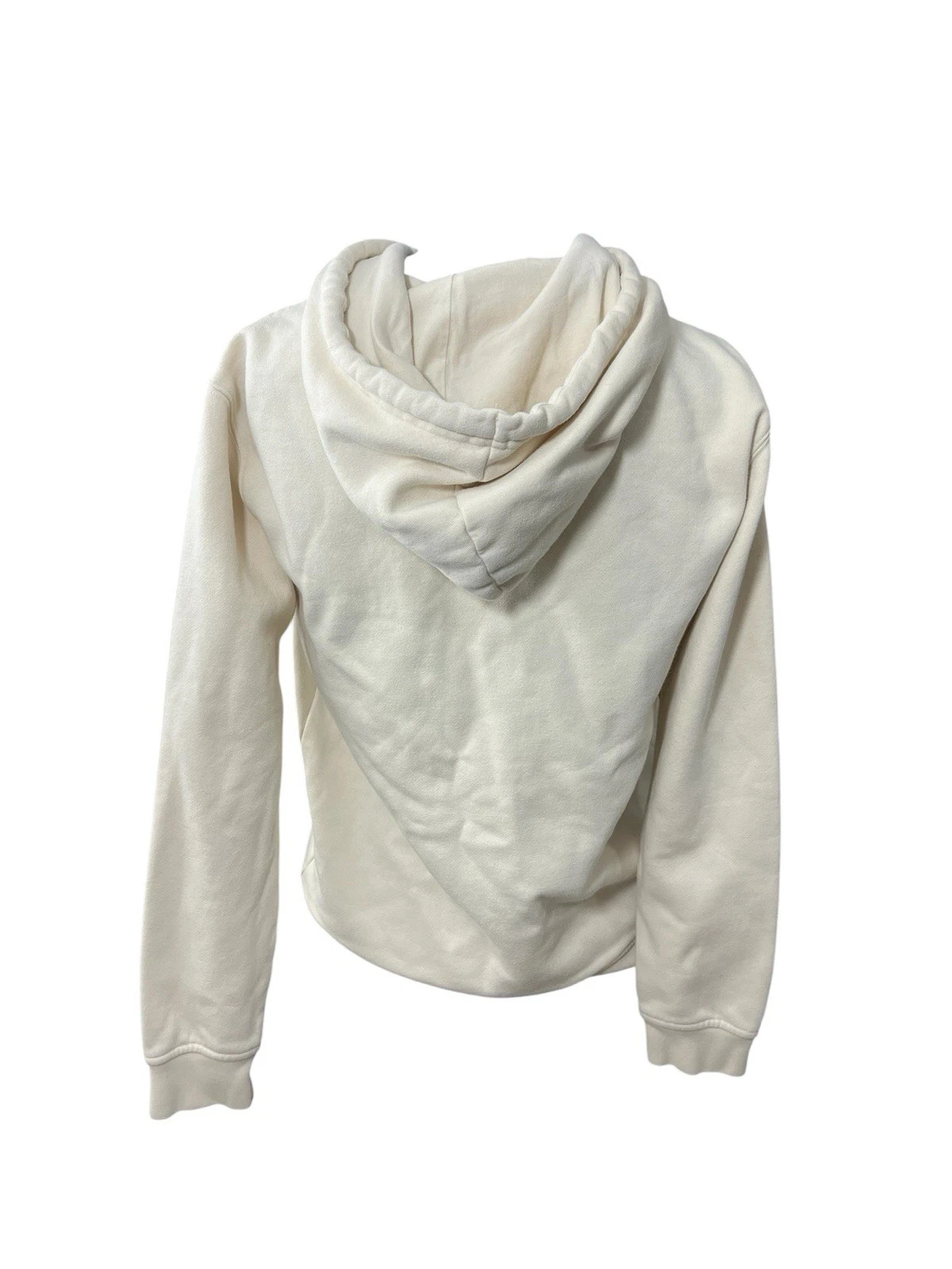 OFF WHITE Adidas Essentials Oversized Women's Size S Small Hoodie Ivory Sweatshirt White