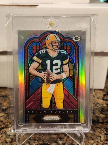 2017 Prizm Aaron Rodgers Stained Glass Prizm - Case Hit