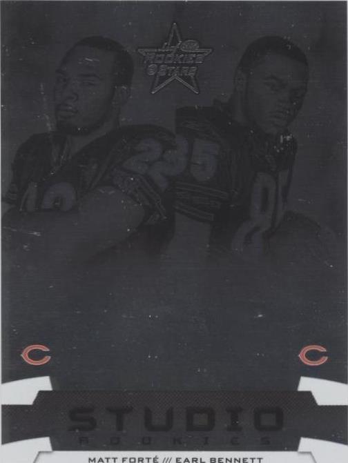 2008 Leaf Rookies & Stars Earl Bennett Matt Forte #SRC-4 - 1 of 2